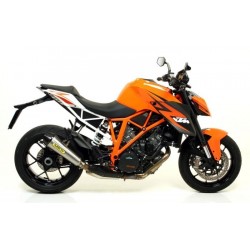 ARROW X-KONE EXHAUST KTM 1290 SUPER DUKE R 2014-2016, STEEL/CARBON, APPROVED