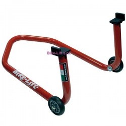 PAIR OF STANDS FOR MOTORCYCLES (FRONT + REAR) WITH FIXED SLIDE SUPPORTS