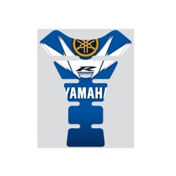 ADHESIVO DE PROTECCIÓN DE TANQUE CON LOGO YAMAHA R AZUL / BLANCO