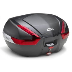 BAULETTO MONOKEY GIVI 47 LITRI, NERO CON COVER IN CARBON LOOK