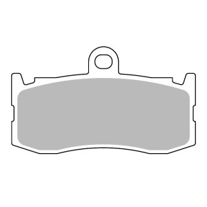 SET VORDERER CARBON-KERAMIK BREMSBELÄGE ZCOO N008-EX TRIUMPH DAYTONA 675 2013-2015