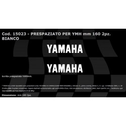 COPPIA ADESIVI LOGO YAMAHA (16 CM) (2 PZ), BIANCO