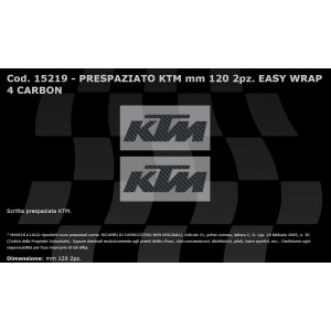PAAR KTM LOGO STICKERS 120 X 40 MM (2 ST)