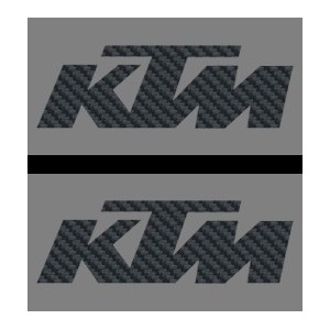 PAAR KTM LOGO STICKERS 120 X 40 MM (2 ST)