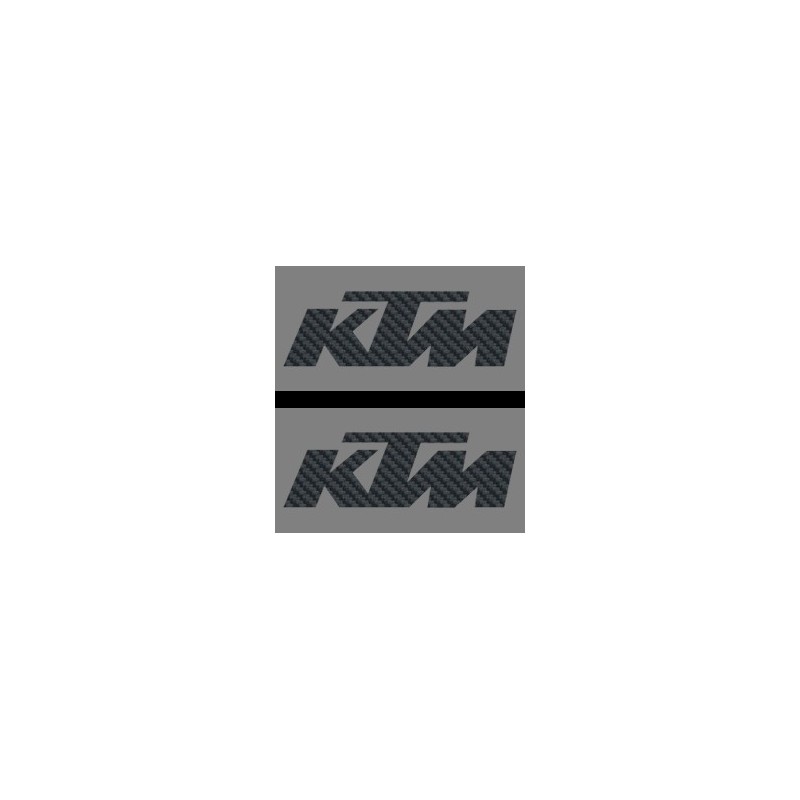 PAAR KTM LOGO STICKERS 120 X 40 MM (2 ST)