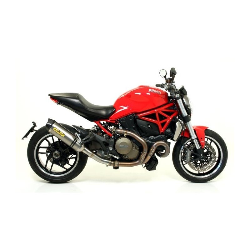 ARROW RACE-TECH EXHAUST DUCATI MONSTER 821 2014-2017, TITANIUM/CARBON, DEKAT