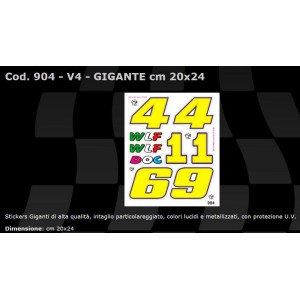 PEGATINA VR 46 CM 20X24