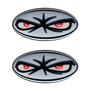 PEGATINA 3D OVALO DECO OJOS MM 56X28 2UD.