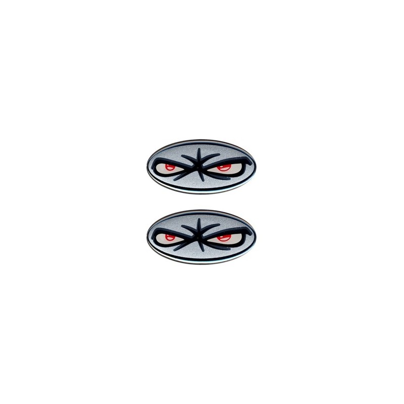PEGATINA 3D OVALO DECO OJOS MM 56X28 2UD.