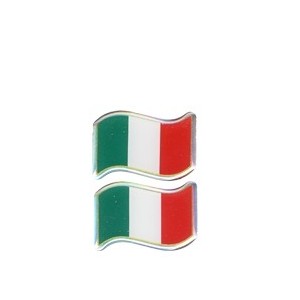 ADESIVO 3D BANDIERA ITALIA ONDA MM 40X25 (2 PZ)