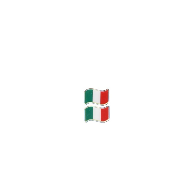 ADESIVO 3D BANDIERA ITALIA ONDA MM 40X25 (2 PZ)