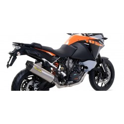 TERMINALE ARROW MAXI RACE-TECH KTM 1050 ADVENTURE 2015-2016, TITANIO/CARBONIO, OMOLOGATO