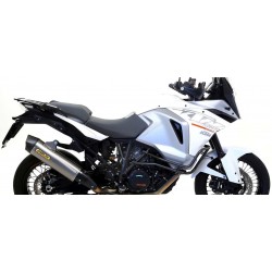 ARROW MAXI RACE-TECH EXHAUST KTM 1290 SUPER ADVENTURE 2015-2016, TITANIUM/CARBON, APPROVED