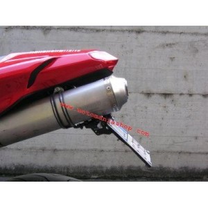 LICENSE PLATE SUPPORT DUCATI 1098 2007-2008, WITH ADJUSTABLE INCLINATION