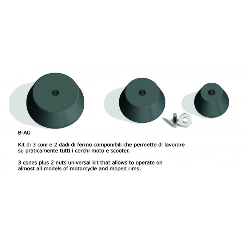 UNIVERSALRADADAPTER FÜR STATISCHEN AUSGLEICH B-35 MINDESTDURCHMESSER 35 MM MAXIMAL 100 MM