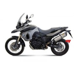 TERMINALE MIVV SUONO PER BMW F 800 GS 2008-2017, OMOLOGATO ACCIAIO/CARBONIO