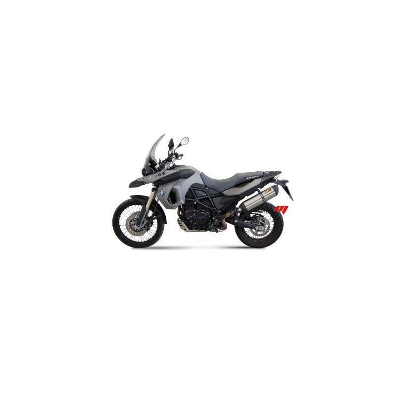 EXHAUST MIVV SUONO BMW F 800 GS 2008-2017, APPROVED STEEL/CARBON