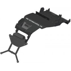 PORTATARGA HONDA HORNET 600 2007-2010, CON SOTTOCODONE, CON INCLINAZIONE REGOLABILE