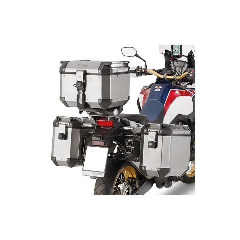 SPEZIFISCHER STAHLROHR-SEITENKOFFERTRÄGE GIVI SCHNELLWECHS FÜR KOFFER MONOKEY HONDA AFRICA TWIN 1000 2016-201