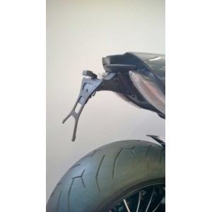 PORTATARGA DUCATI DIAVEL 1200 2011-2018, CON INCLINAZIONE REGOLABILE