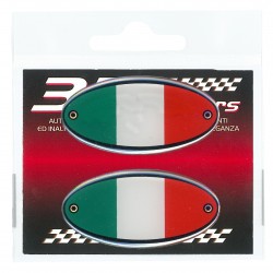 3D STICKER OVAL DECO ITALY MM 56X28 (2 PCS)