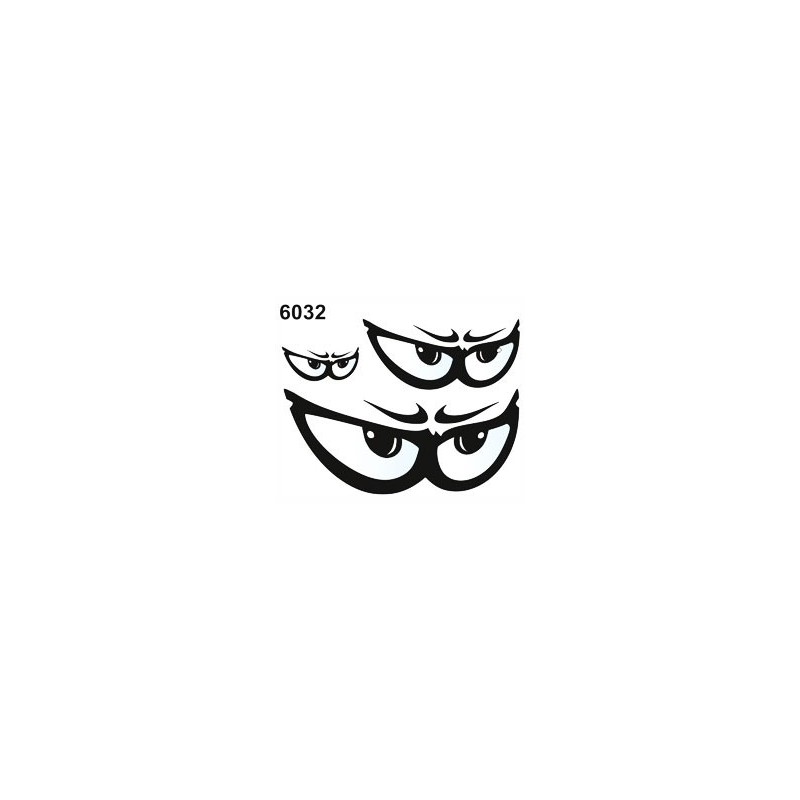 DECO EYE STICKER - STANDARD CM 10X12