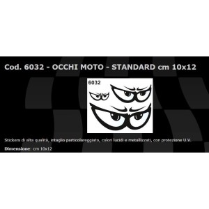 ADESIVO DECO OCCHI - STANDARD CM 10X12
