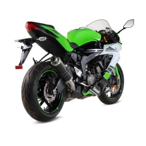 TERMINALE MIVV GP KAWASAKI ZX-6R 636 2013-2017, OMOLOGATO CARBONIO