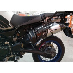 ARROW MAXI RACE-TECH EXHAUST YAMAHA XT 1200 Z SUPER TENERE 2010-2020, ALUMINUM/CARBON, APPROVED