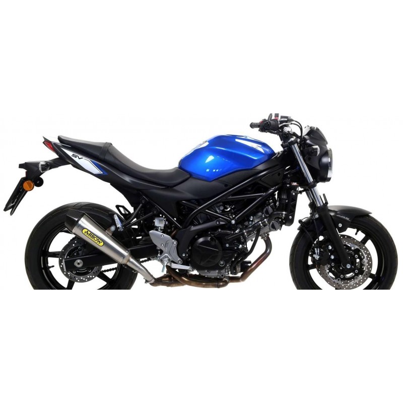 TERMINALE ARROW X-KONE SUZUKI SV 650 2016-2020, ACCIAIO/CARBONIO, OMOLOGATO