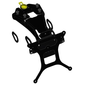 PORTAMATRÍCULA YAMAHA MT-10 2016-2020, CON INCLINACIÓN AJUSTABLE