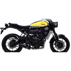 IMPIANTO DI SCARICO COMPLETO ARROW JET RACE YAMAHA XSR 700 2016-2020, ACCIAIO DARK/CARBONIO, DEKAT 