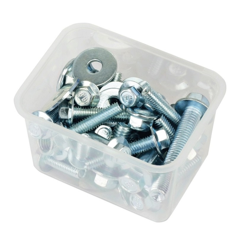 KIT SCREWS NUTS AND WASHERS HONDA KAWASAKI SUZUKI YAMAHA ENDURO AND CROSS PACK OF 50 PIECES