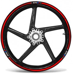 KIT BORDI ADESIVI PER CERCHI RUOTA IN LEGA BMW GS 17" E 19" ROSSO