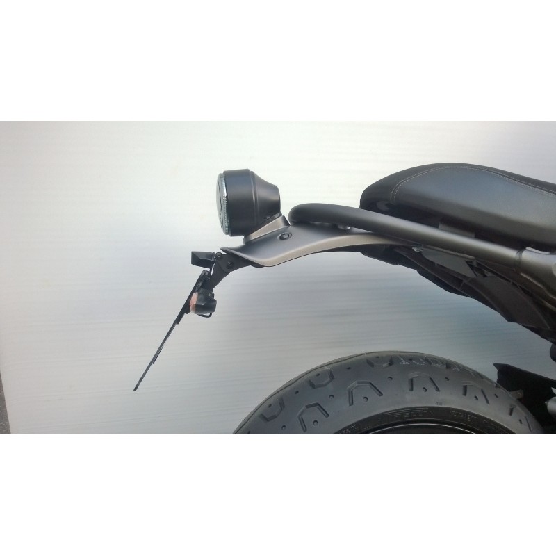 LICENSE PLATE SUPPORT YAMAHA XSR 700 2016-2020, WITH ADJUSTABLE INCLINATION