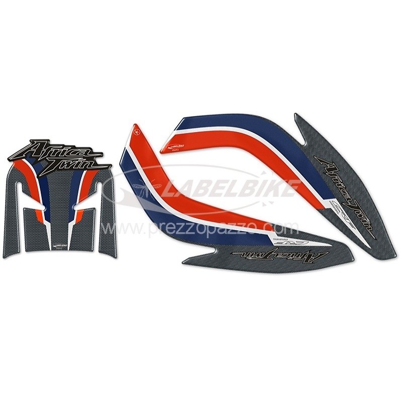 3D STICKERS SIDE PROTECTION AND TANK HONDA AFRICA TWIN