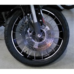 KIT STICKER EDGES FOR WHEEL RIMS HONDA CROSSTOURER 17"AND 19" WHITE