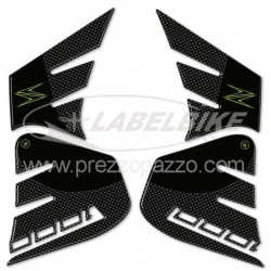 PEGATINAS 3D PROTECTORES LATERALES DEPOSITO KAWASAKI Z 1000 2014-2016 VERDE