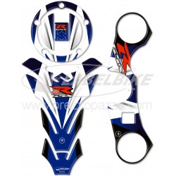 3D-STICKERSCHUTZBEHÄLTER, KAPPE, LENKPLATTE SUZUKI GSX-R 600/750 2006-2015