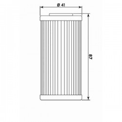 FILTRO OLIO MEIWA 611 HUSQVARNA TC/TE 449 2011, TE 511 2011