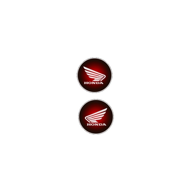 PAIR OF STICKERS HONDA 3D 60 MM (2 PCS)