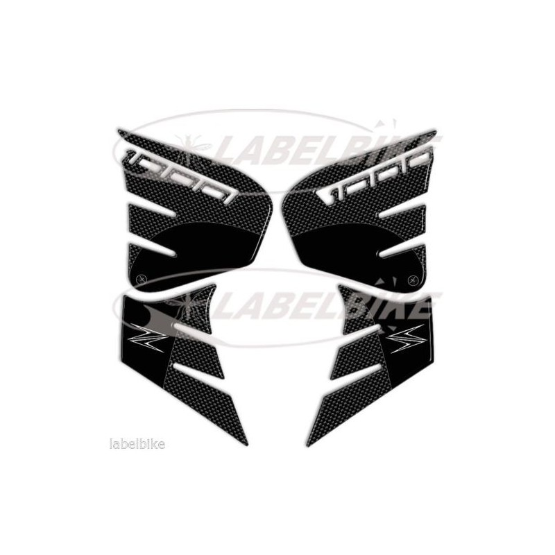 3D STICKERS TANK SEITENSCHUTZ KAWASAKI Z 1000 2014-2016
