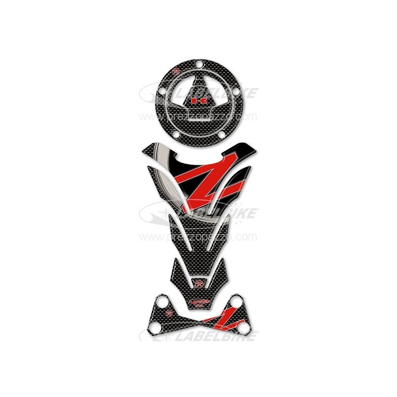 3D STICKERS PROTECTION TANK, CAP, HANDLEBAR RISER KAWASAKI Z 750 2007-2012