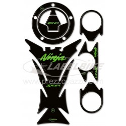 3D STICKERS PROTECTION TANK, CAP, HANDLEBAR PLATE KAWASAKI ZX-6R 2007-2008