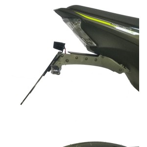 LICENSE PLATE SUPPORT KAWASAKI Z 900 2017-2019, WITH ADJUSTABLE INCLINATION