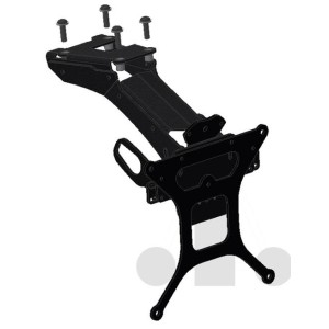LICENSE PLATE SUPPORT KAWASAKI Z 900 2017-2019, WITH ADJUSTABLE INCLINATION