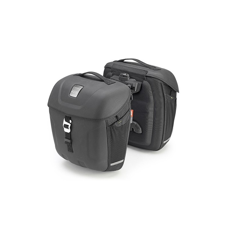 PAIR OF GIVI THERMOFORMED MULTILOCK SIDE BAGS, 18 LITERS