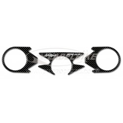 3D STICKERS PROTECTIONS HANDLEBAR PLATE KAWASAKI ZX-6R 2007-2008