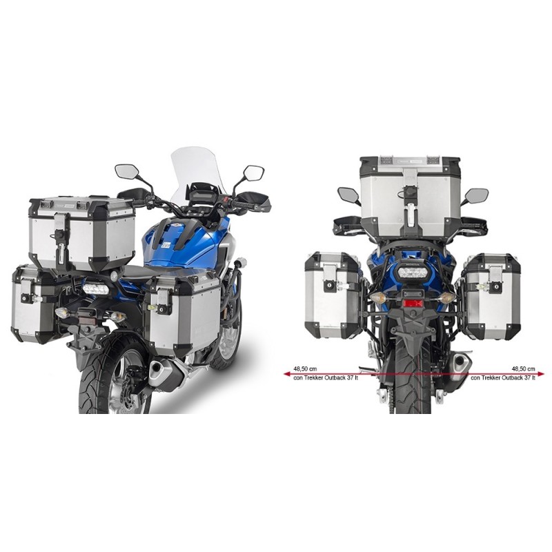 GIVI FRAME SIDE CASES MONOKEY CAM-SIDE TREKKER OUTBACK HONDA NC 750 S/X 2016-2019