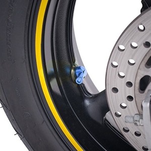 PAR DE VÁLVULAS NEUMÁTICAS DE ALUMINIO A 90 ° PUIG DIAM. 11,3 MM PARA LLANTAS HECHAS EN JAPÓN